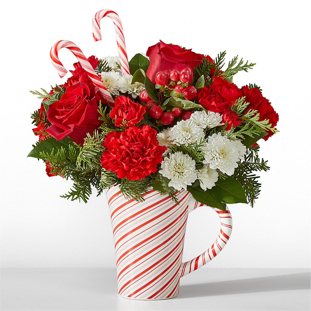 Peppermint Swirl Mug – Fleuriste Lily-rose, Magog PQ