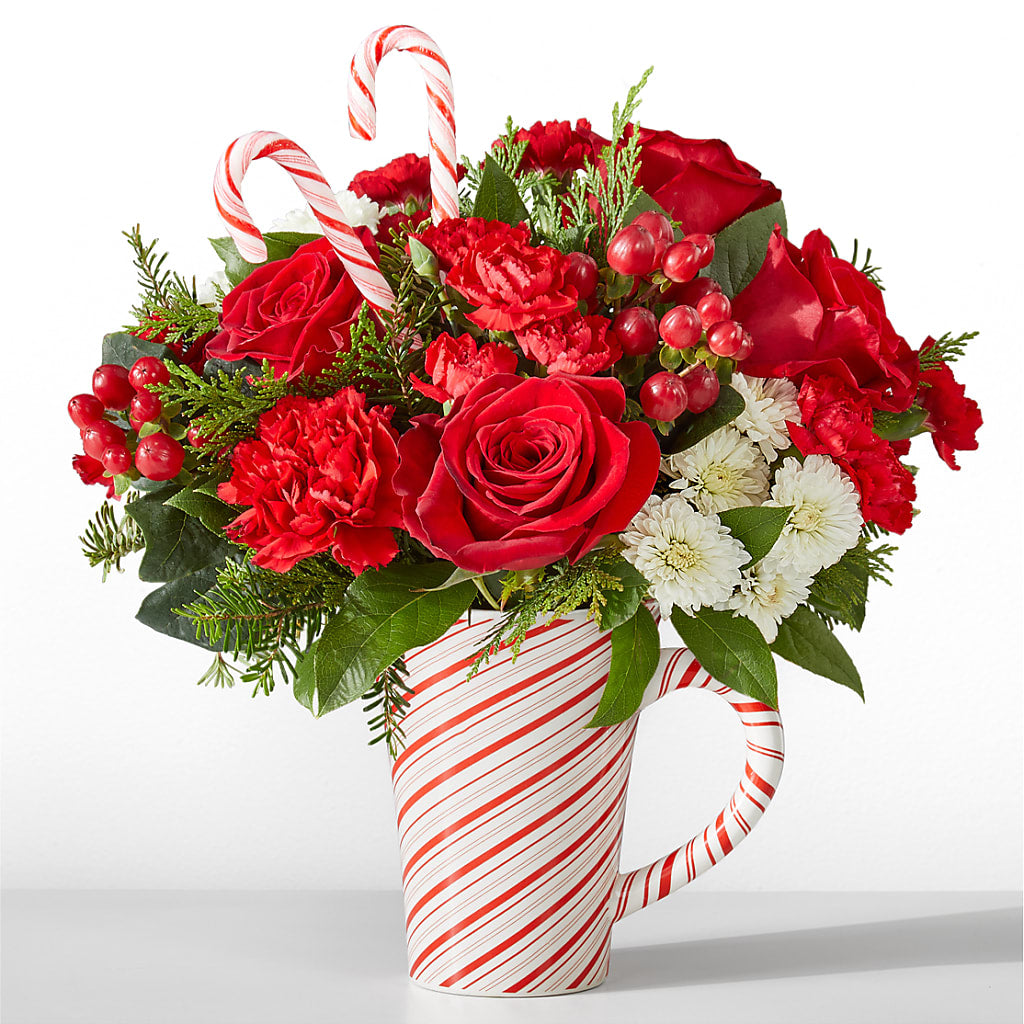 Peppermint Swirl Mug – Fleuriste Lily-rose, Magog PQ