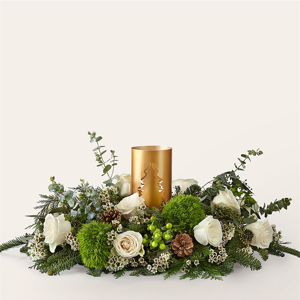 Chestnuts Roasting Centerpiece – Fleuriste Lily-rose, Magog PQ