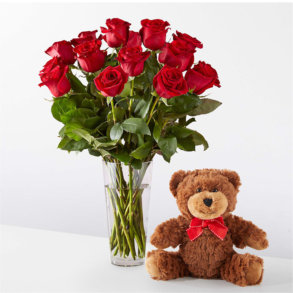 Romantic Long Stem Red Rose Bouquet Bundles – Fleuriste Lily-rose, Magog PQ