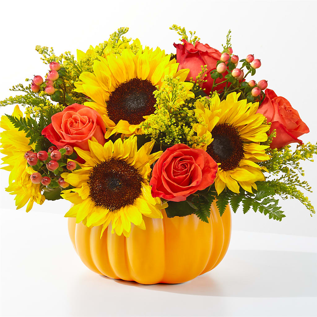 Pick of the Patch Pumpkin Bouquet – Fleuriste Lily-rose, Magog PQ