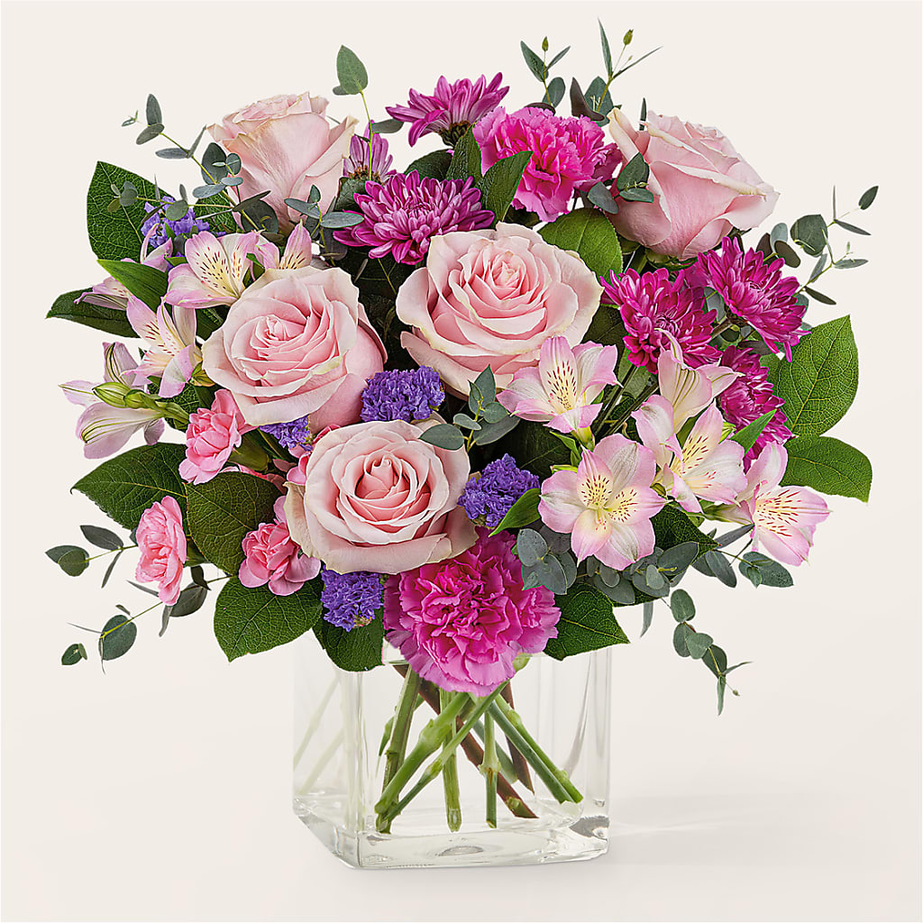 Rosy Radiance Bouquet – Fleuriste Lily-rose, Magog PQ