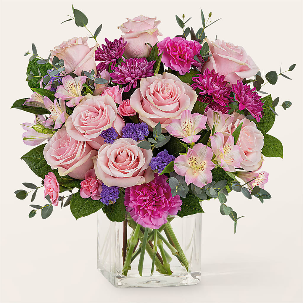 Rosy Radiance Bouquet – Fleuriste Lily-rose, Magog PQ