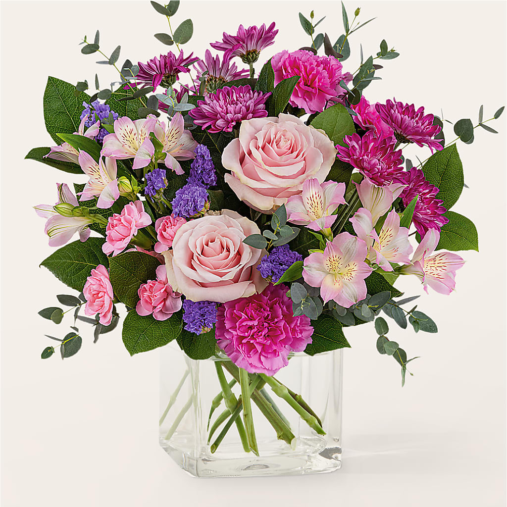Rosy Radiance Bouquet – Fleuriste Lily-rose, Magog PQ