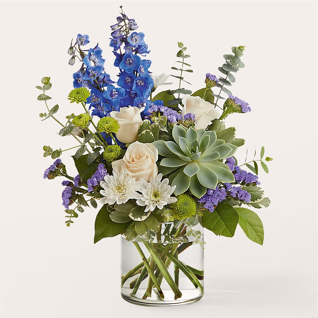 Cerulean Waves Bouquet – Fleuriste Lily-rose, Magog PQ