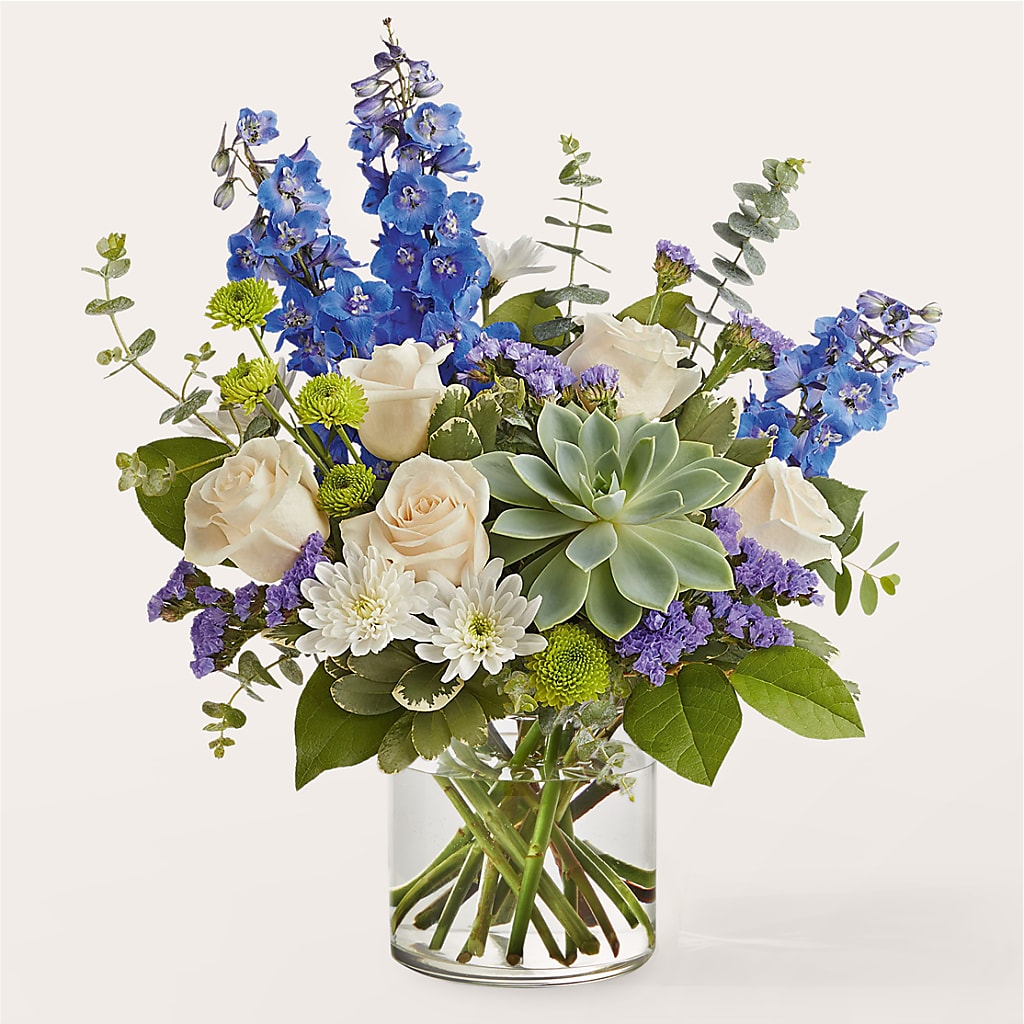 Cerulean Waves Bouquet – Fleuriste Lily-rose, Magog PQ
