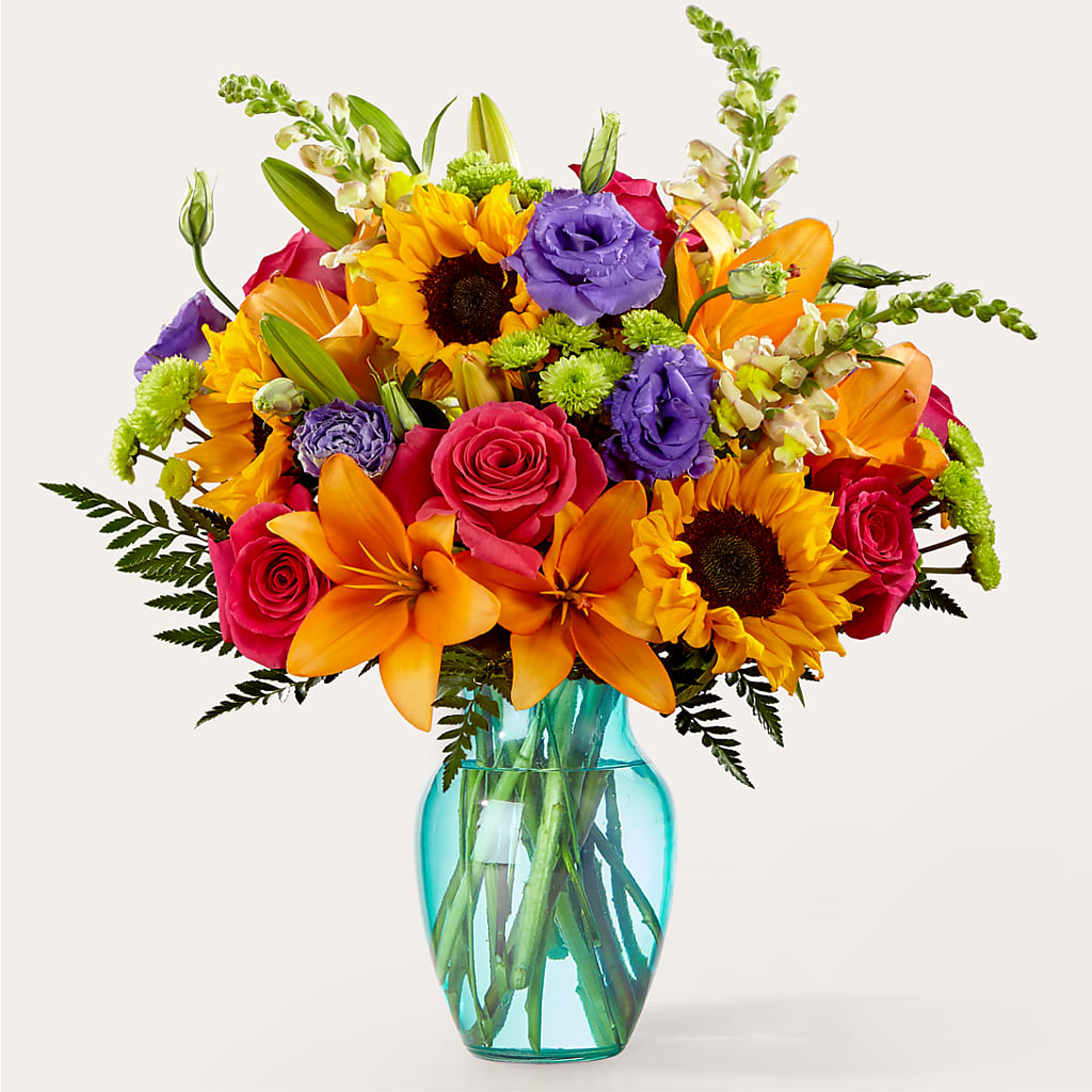 Double Rainbow Bouquet – Fleuriste Lily-rose, Magog PQ