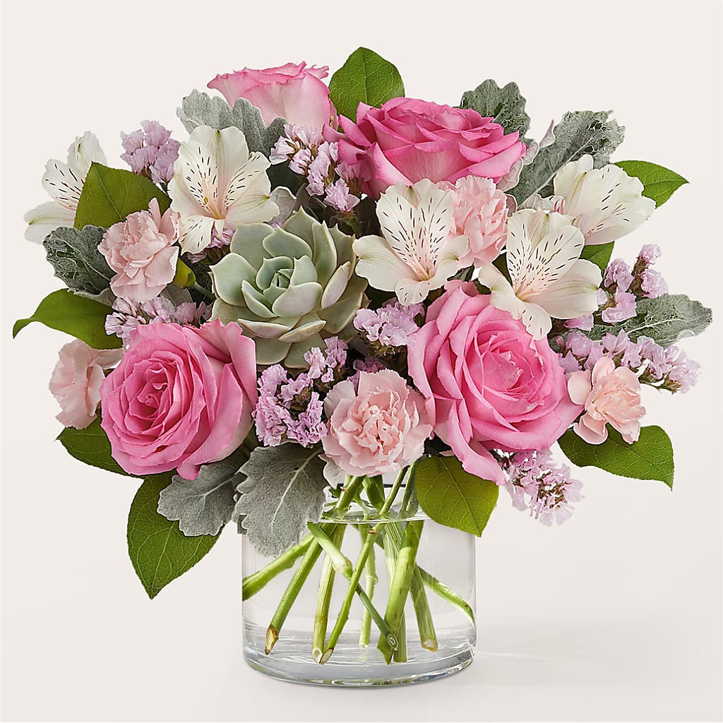 Dusty Rose Bouquet – Fleuriste Lily-rose, Magog PQ
