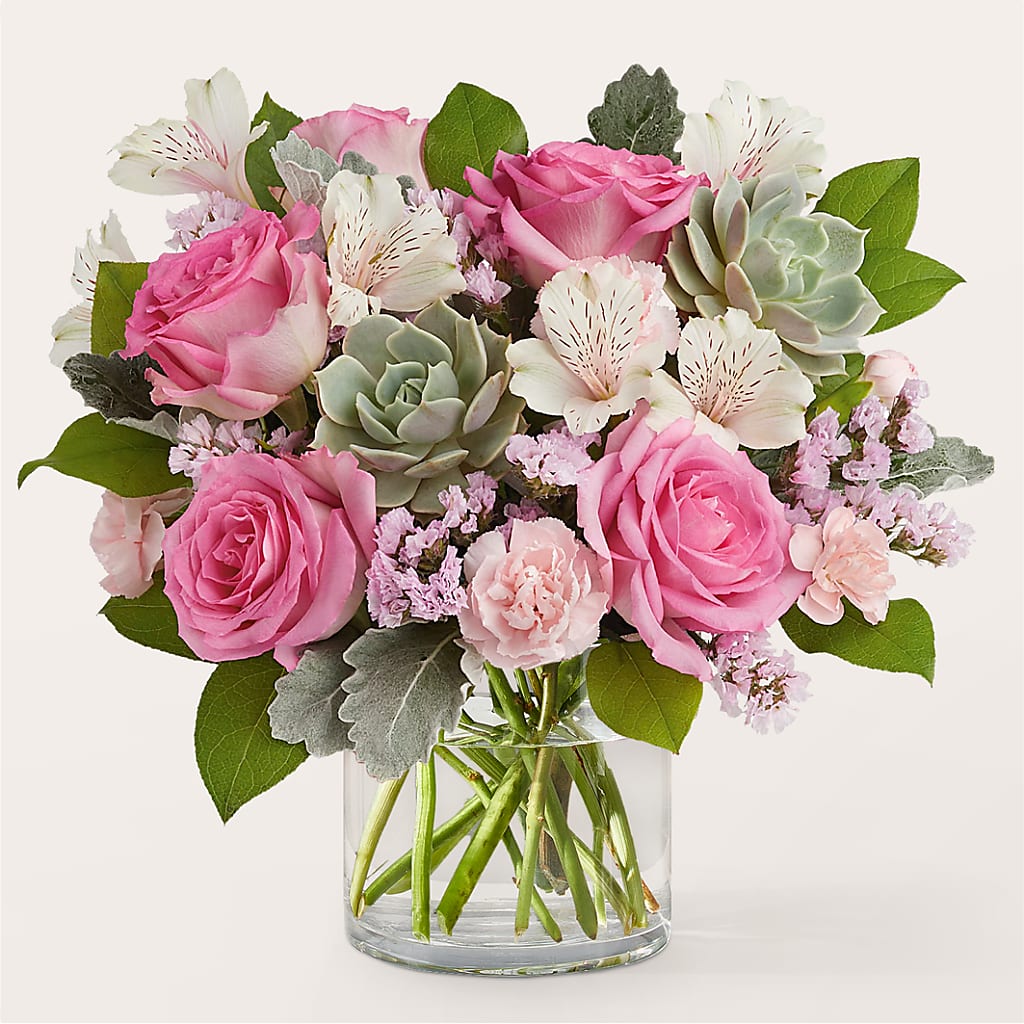 Dusty Rose Bouquet – Fleuriste Lily-rose, Magog PQ