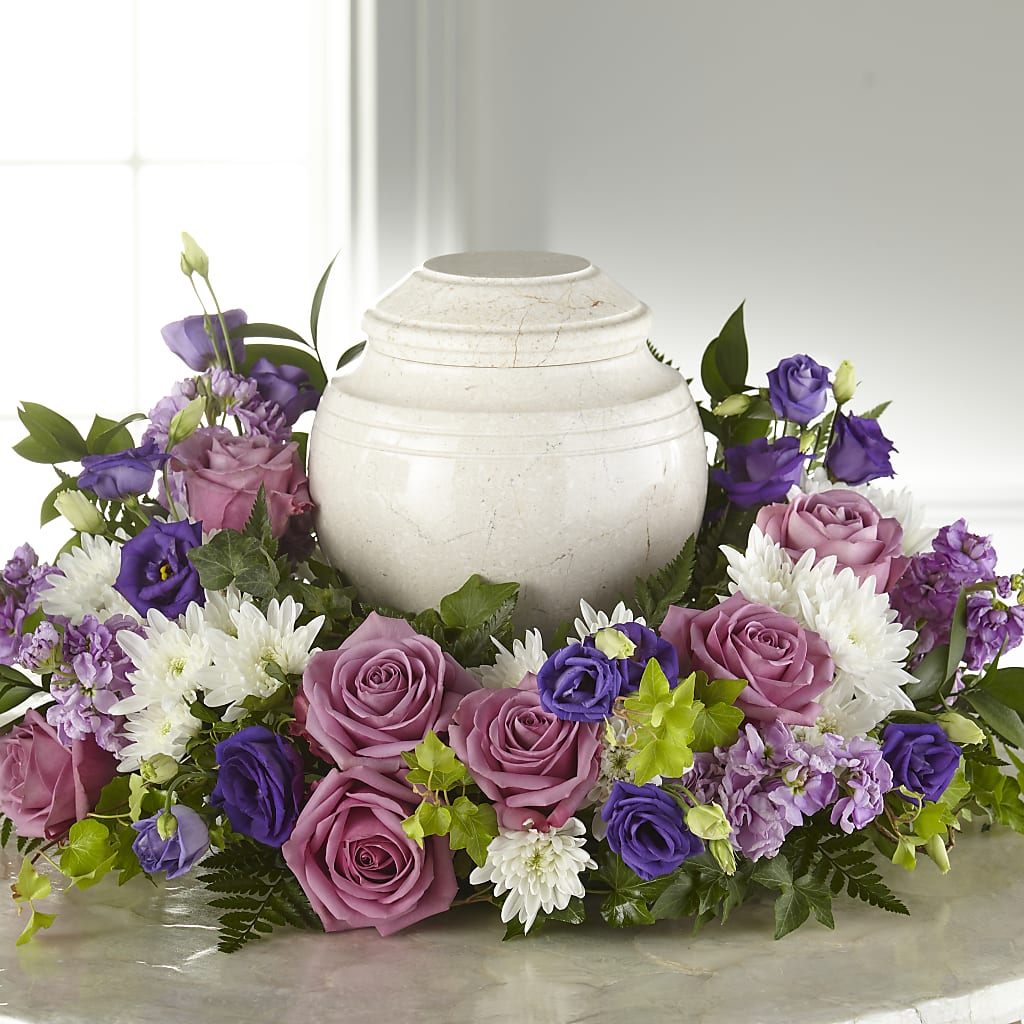 Blooming Sympathy Cremation Adornment – Fleuriste Lily-rose, Magog PQ