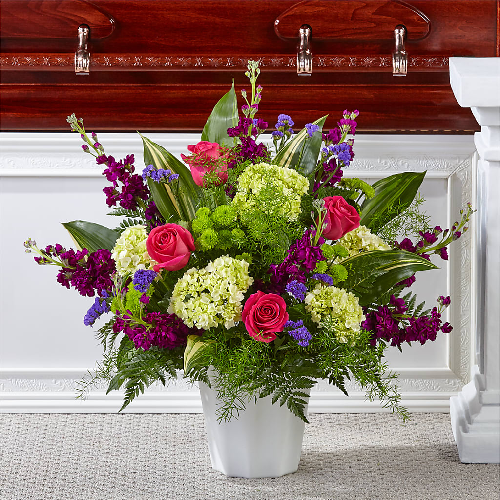 Beautiful Horizons Floor Basket – Fleuriste Lily-rose, Magog PQ