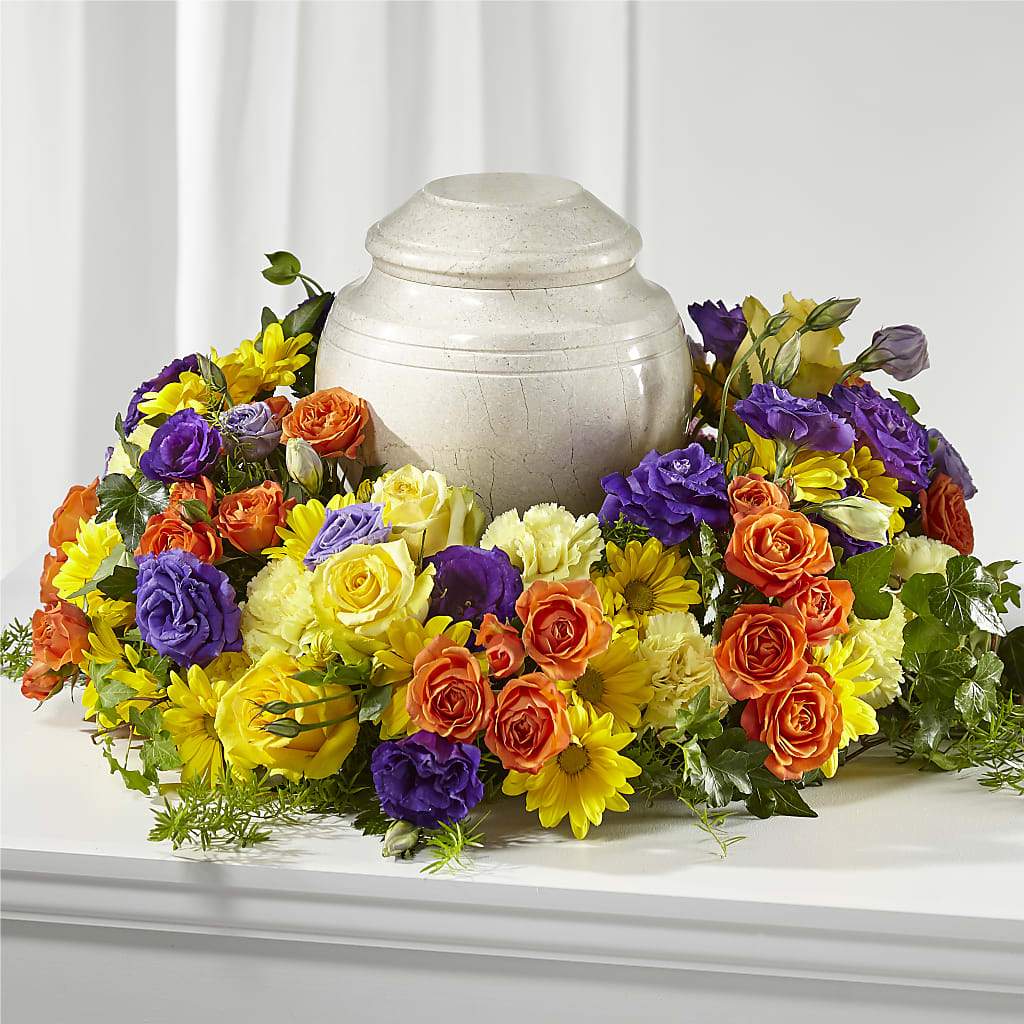 Blossoms of Remembrance Cremation Adornment – Fleuriste Lily-rose, Magog PQ