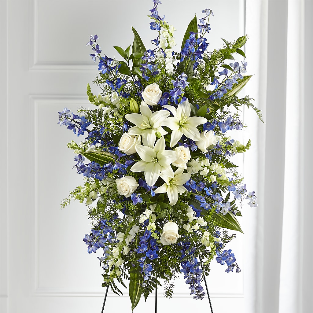 Faithful Friend Standing Spray – Fleuriste Lily-rose, Magog PQ
