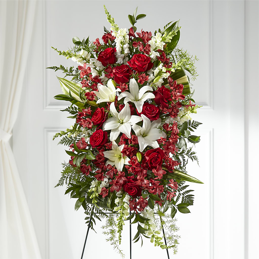 Everlasting Memory Standing Spray – Fleuriste Lily-rose, Magog PQ