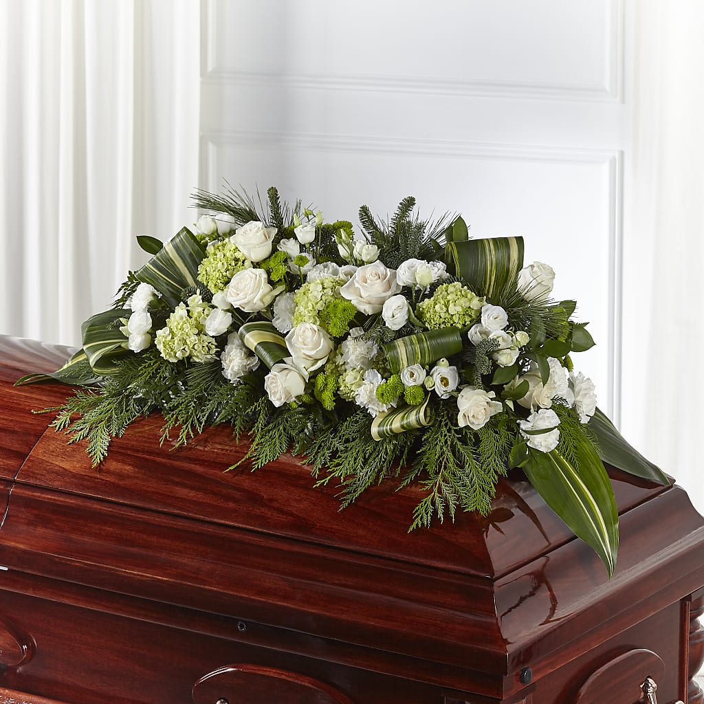 Hopeful Gesture Casket Spray – Fleuriste Lily-rose, Magog PQ