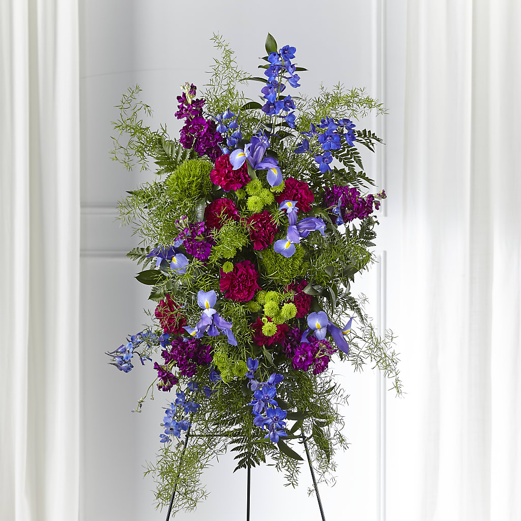 Heavenly Skies Standing Spray – Fleuriste Lily-rose, Magog PQ