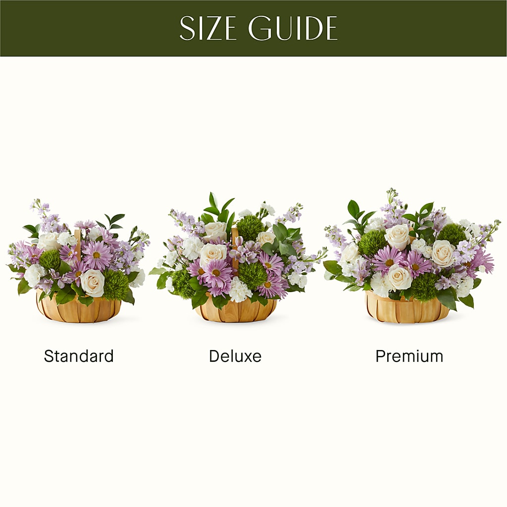 Peace & Love Basket – Fleuriste Lily-rose, Magog PQ