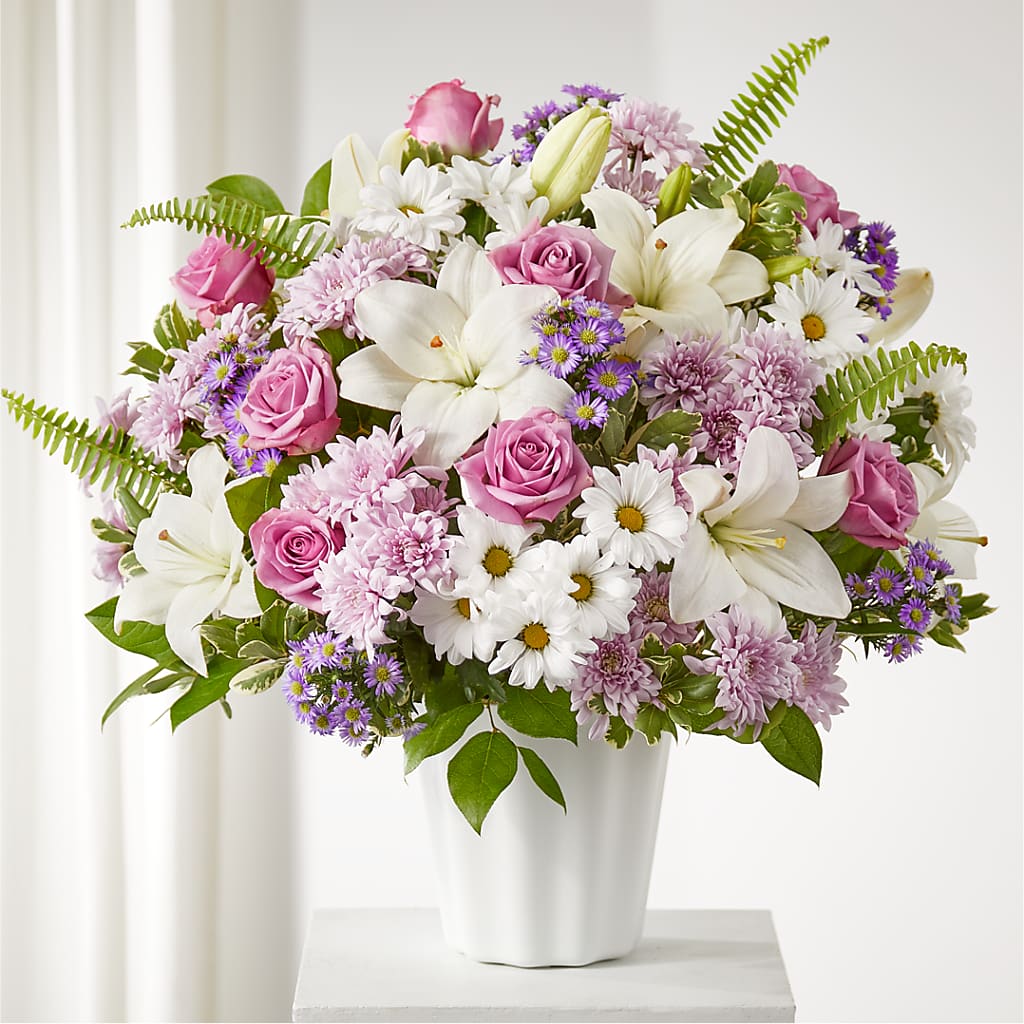Warmest Thoughts Tabletop Basket – Fleuriste Lily-rose, Magog PQ