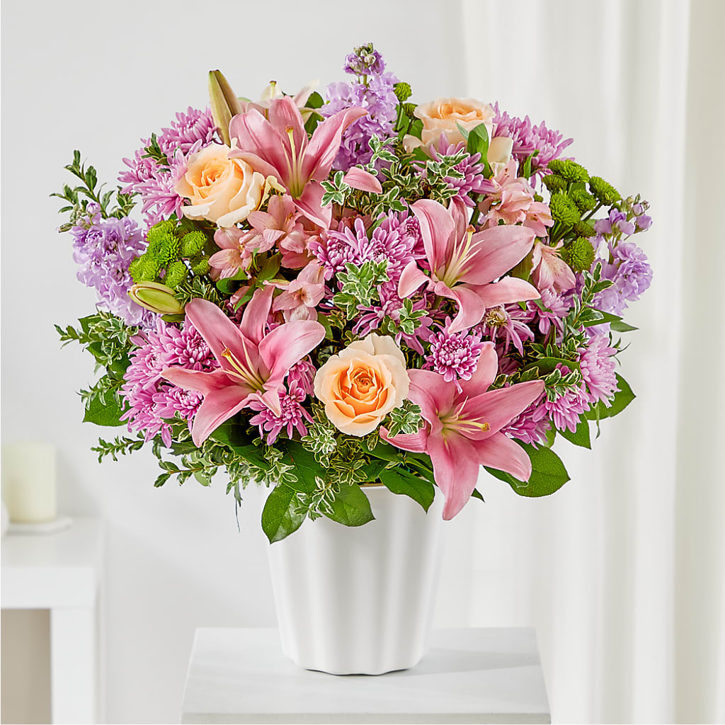 Supportive Embrace Tabletop Basket – Fleuriste Lily-rose, Magog PQ