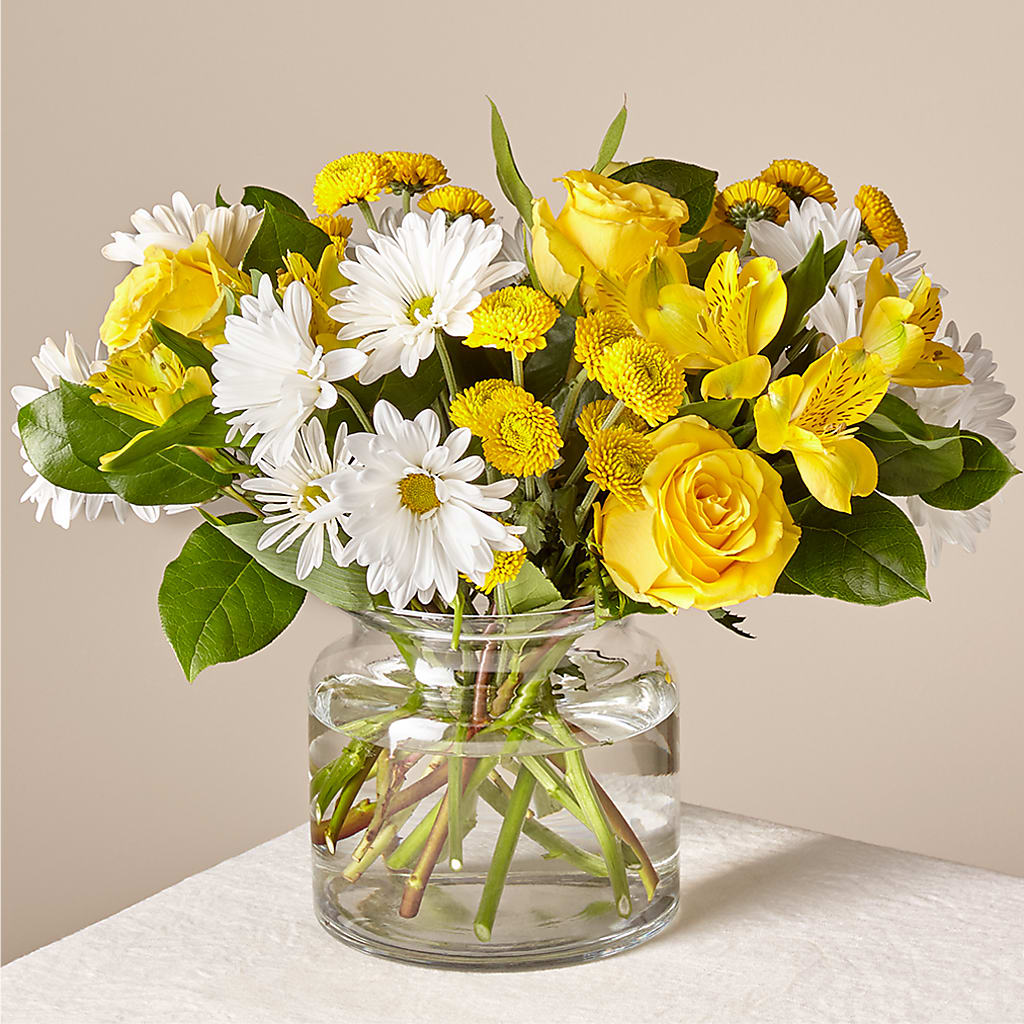 Sunny Sentiments Bouquet – Fleuriste Lily-rose, Magog PQ