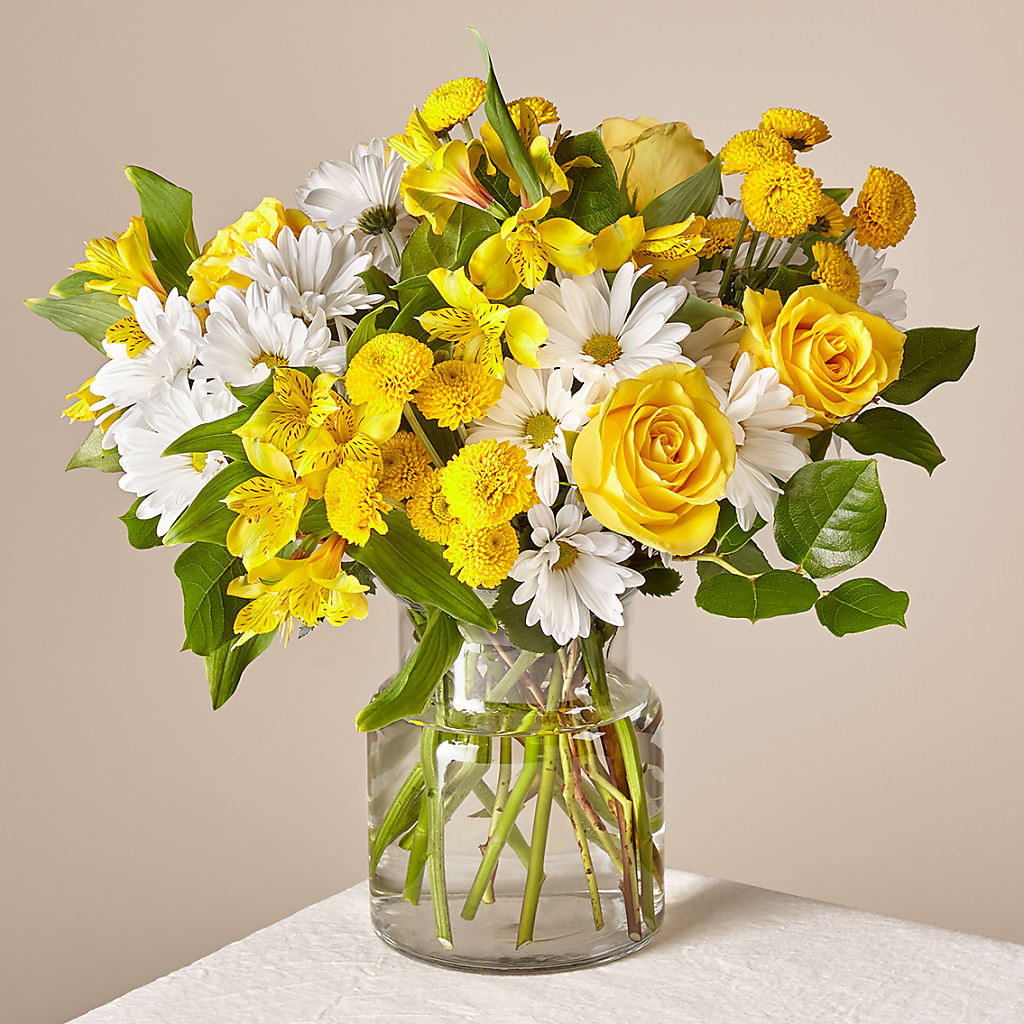 Sunny Sentiments Bouquet – Fleuriste Lily-rose, Magog PQ