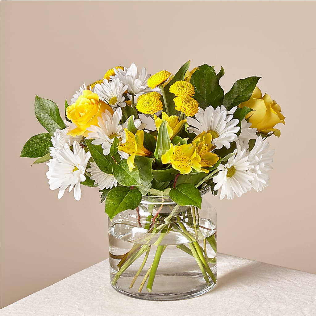 Sunny Sentiments Bouquet – Fleuriste Lily-rose, Magog PQ