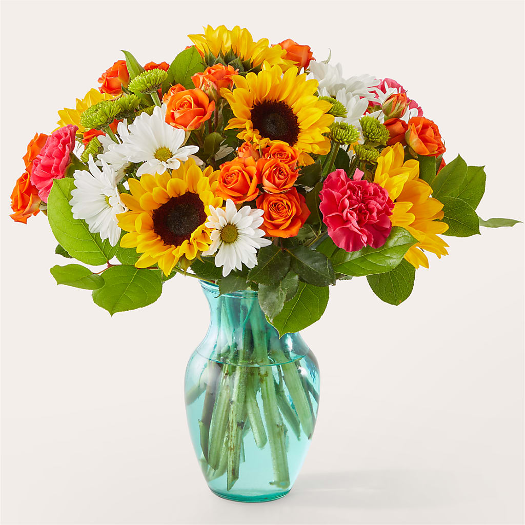 Sun-drenched Blooms Bouquet – Fleuriste Lily-rose, Magog PQ