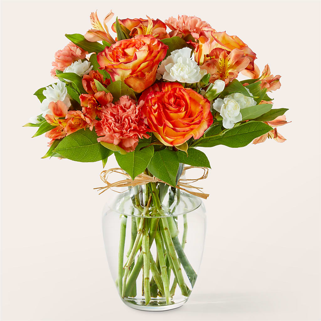 Apricot Glow Bouquet – Fleuriste Lily-rose, Magog PQ