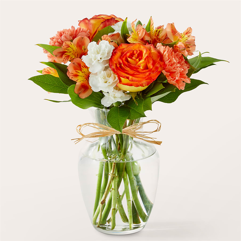 Apricot Glow Bouquet – Fleuriste Lily-rose, Magog PQ