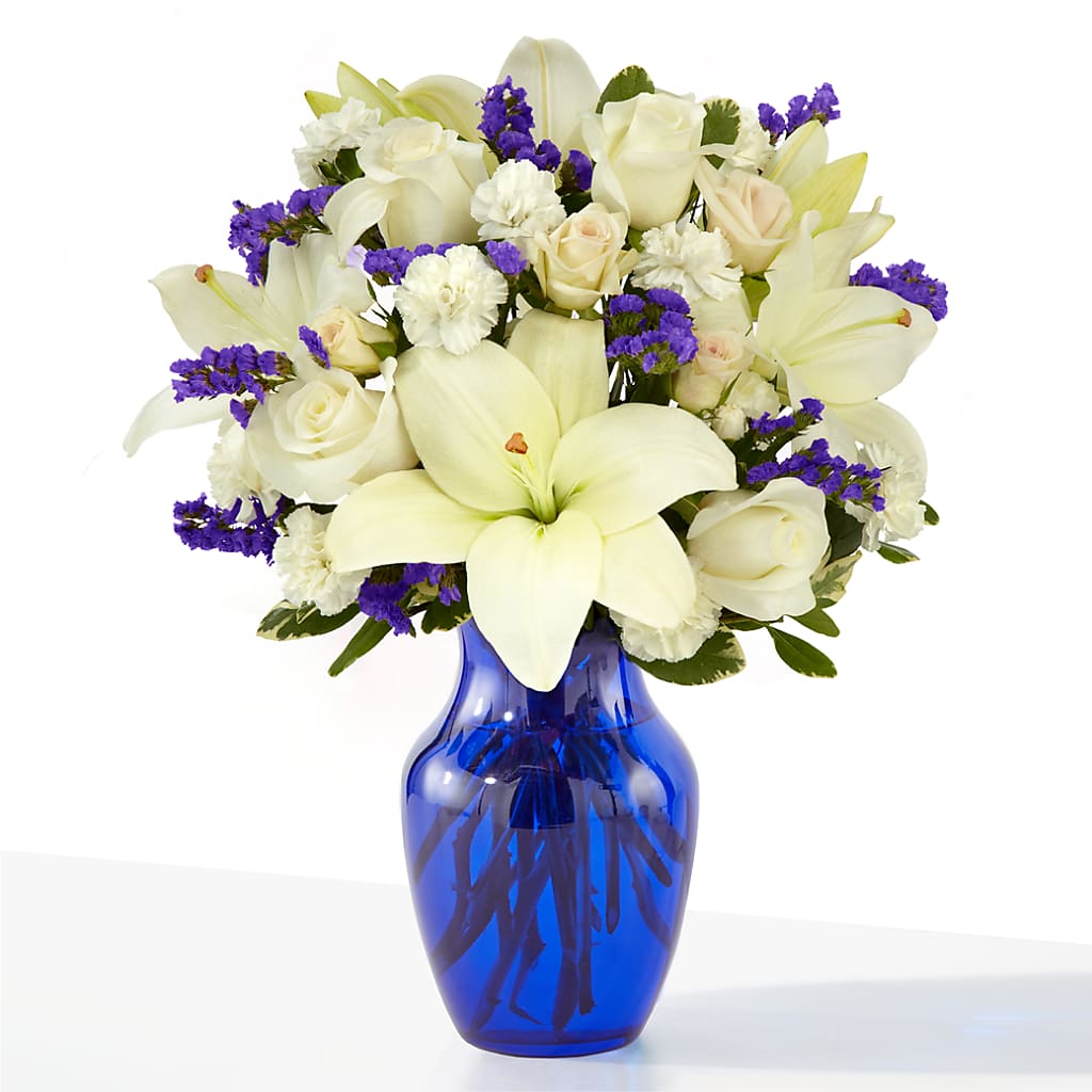 Sapphire Rush Bouquet – Fleuriste Lily-rose, Magog PQ