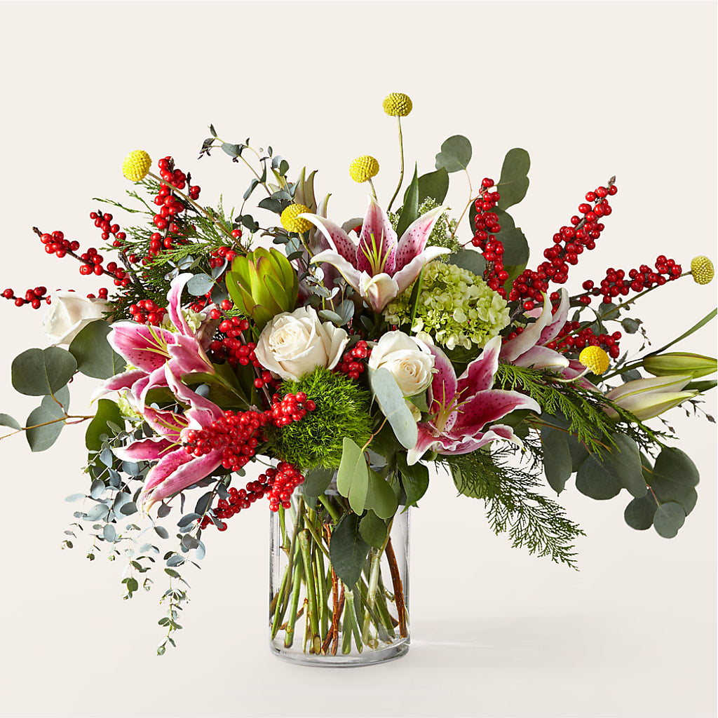 Berry & Bright Bouquet – Fleuriste Lily-rose, Magog PQ