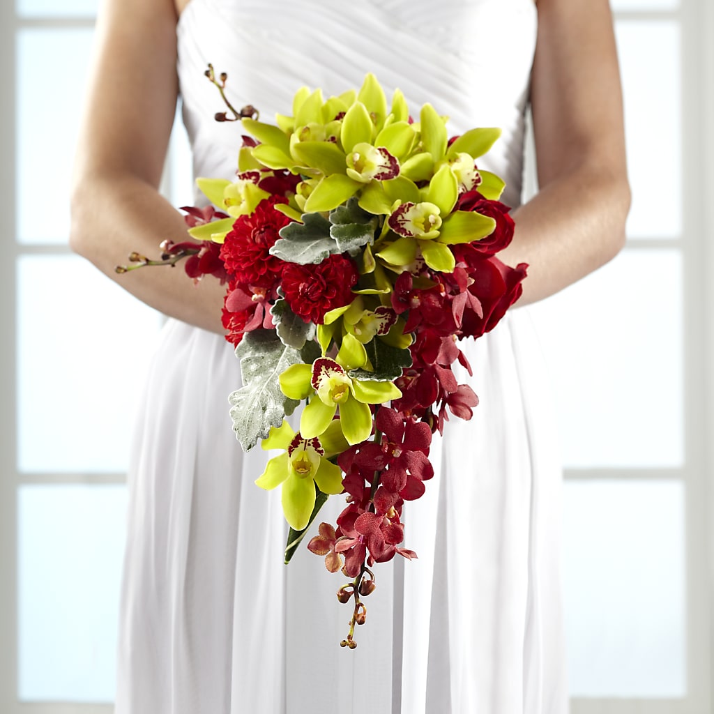 Elegant Orchid Bouquet – Fleuriste Lily-rose, Magog PQ