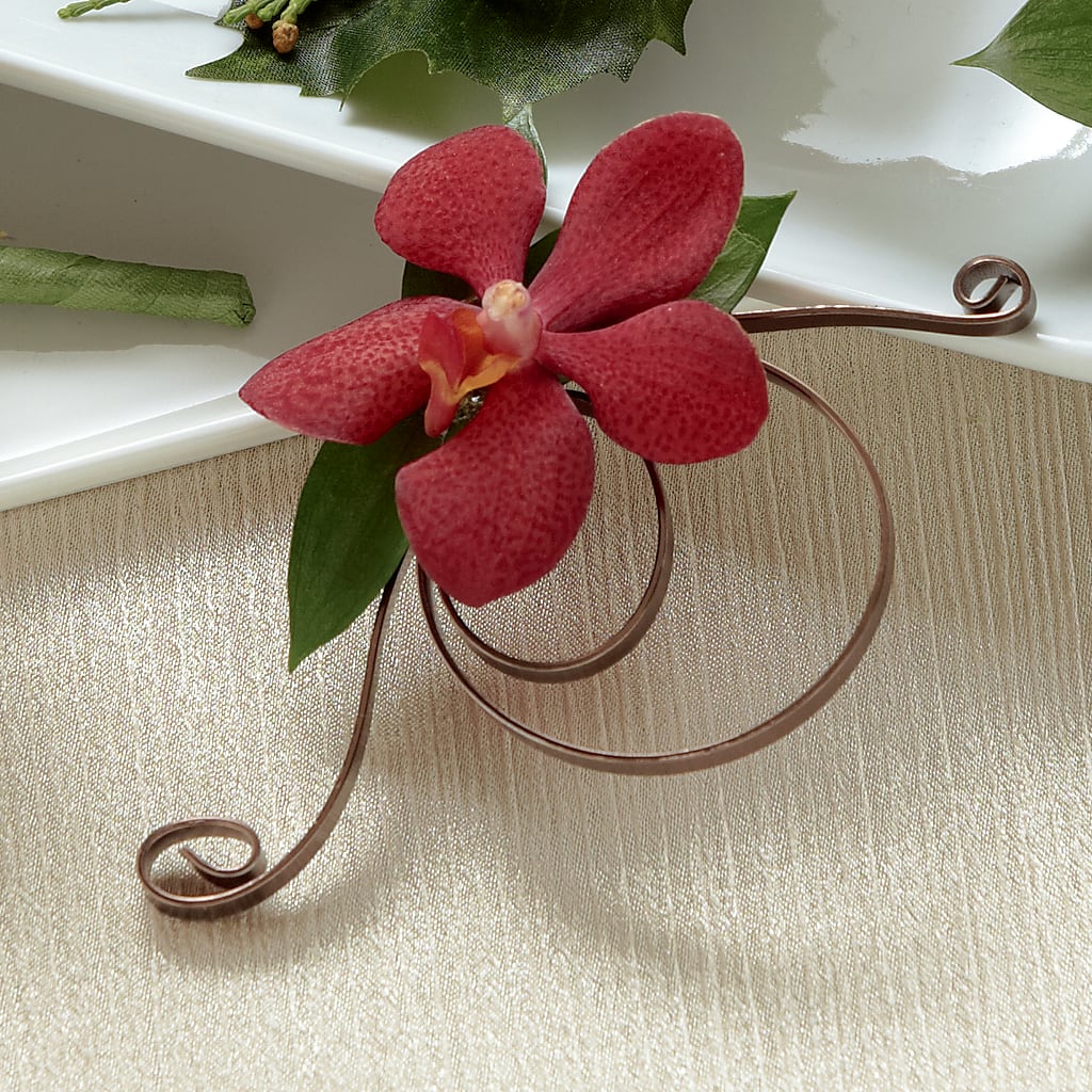 Red Mokara Boutonniere – Fleuriste Lily-rose, Magog PQ