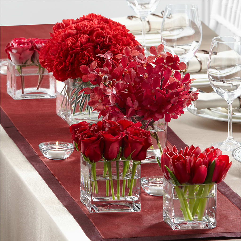 Modern Grace Centerpiece – Fleuriste Lily-rose, Magog PQ