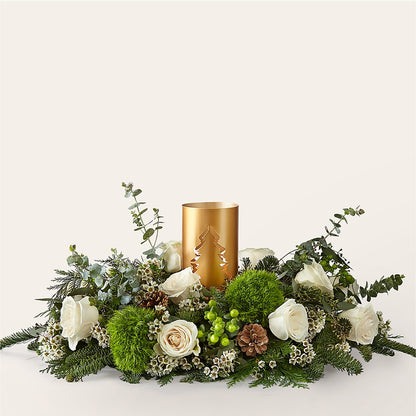 Chestnuts Roasting Centerpiece –  Fleuriste Lily-rose, Magog PQ