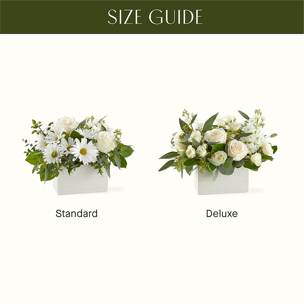 Fresh Linen Box Bouquet –  Fleuriste Lily-rose, Magog PQ