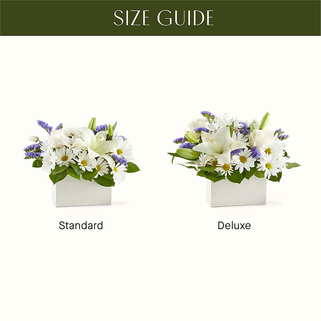Beyond Blue Box Bouquet –  Fleuriste Lily-rose, Magog PQ