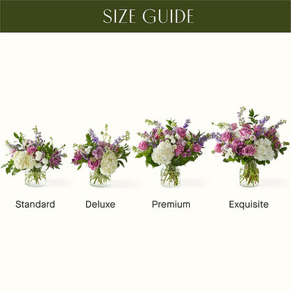 Violet Caress Bouquet –  Fleuriste Lily-rose, Magog PQ