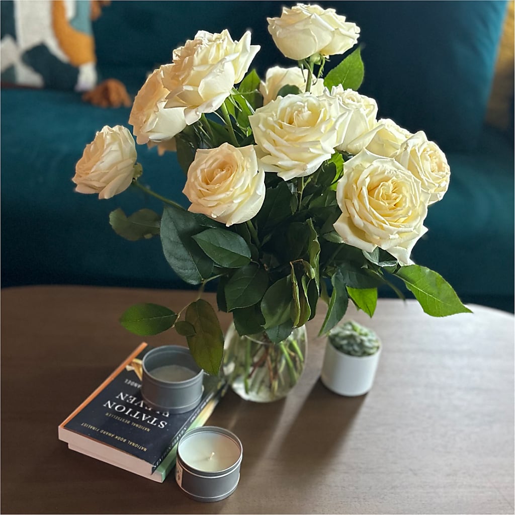 Long Stem Yellow Rose Bouquet –  Fleuriste Lily-rose, Magog PQ