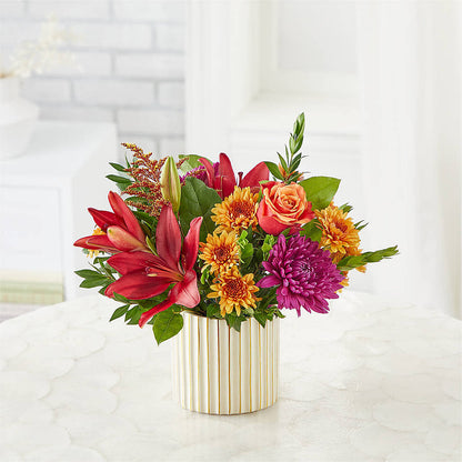 Burgundy Landscape Bouquet –  Fleuriste Lily-rose, Magog PQ