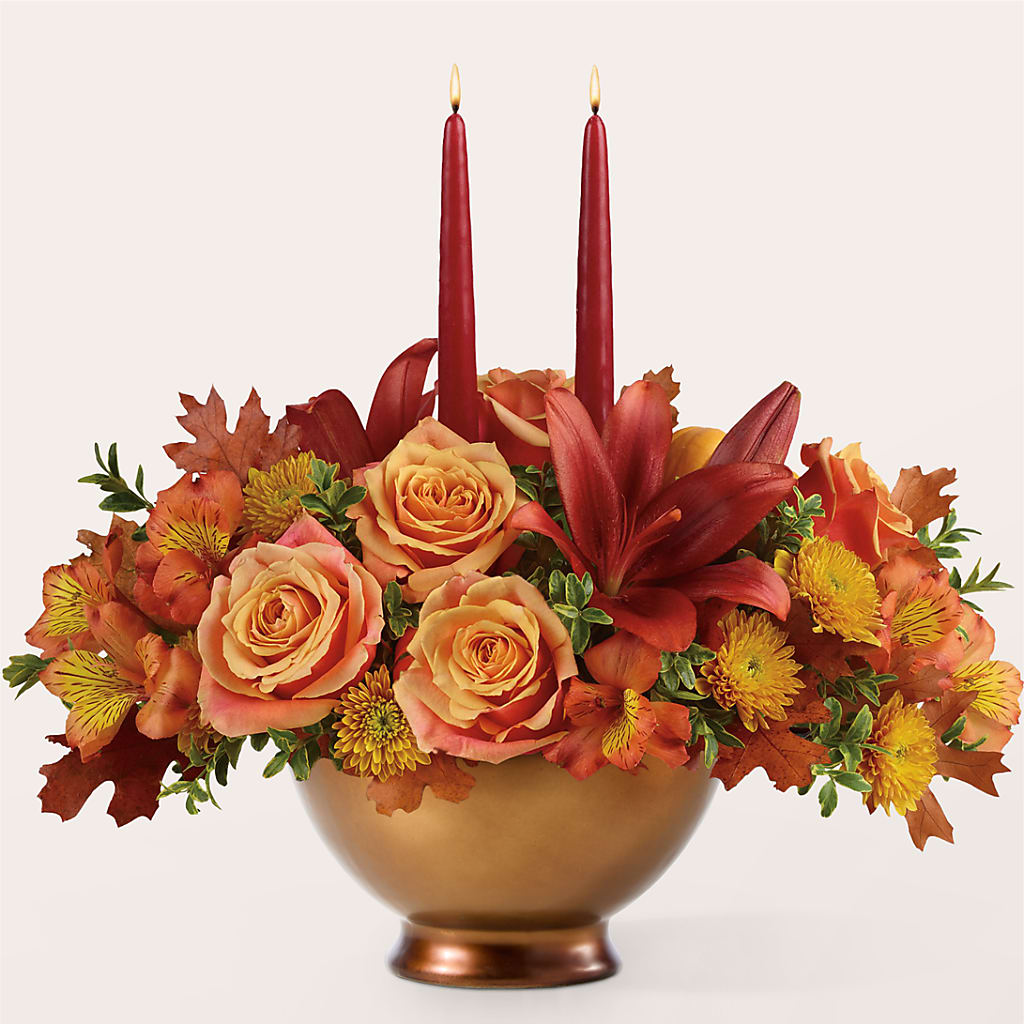 Harvest Table Centerpiece –  Fleuriste Lily-rose, Magog PQ