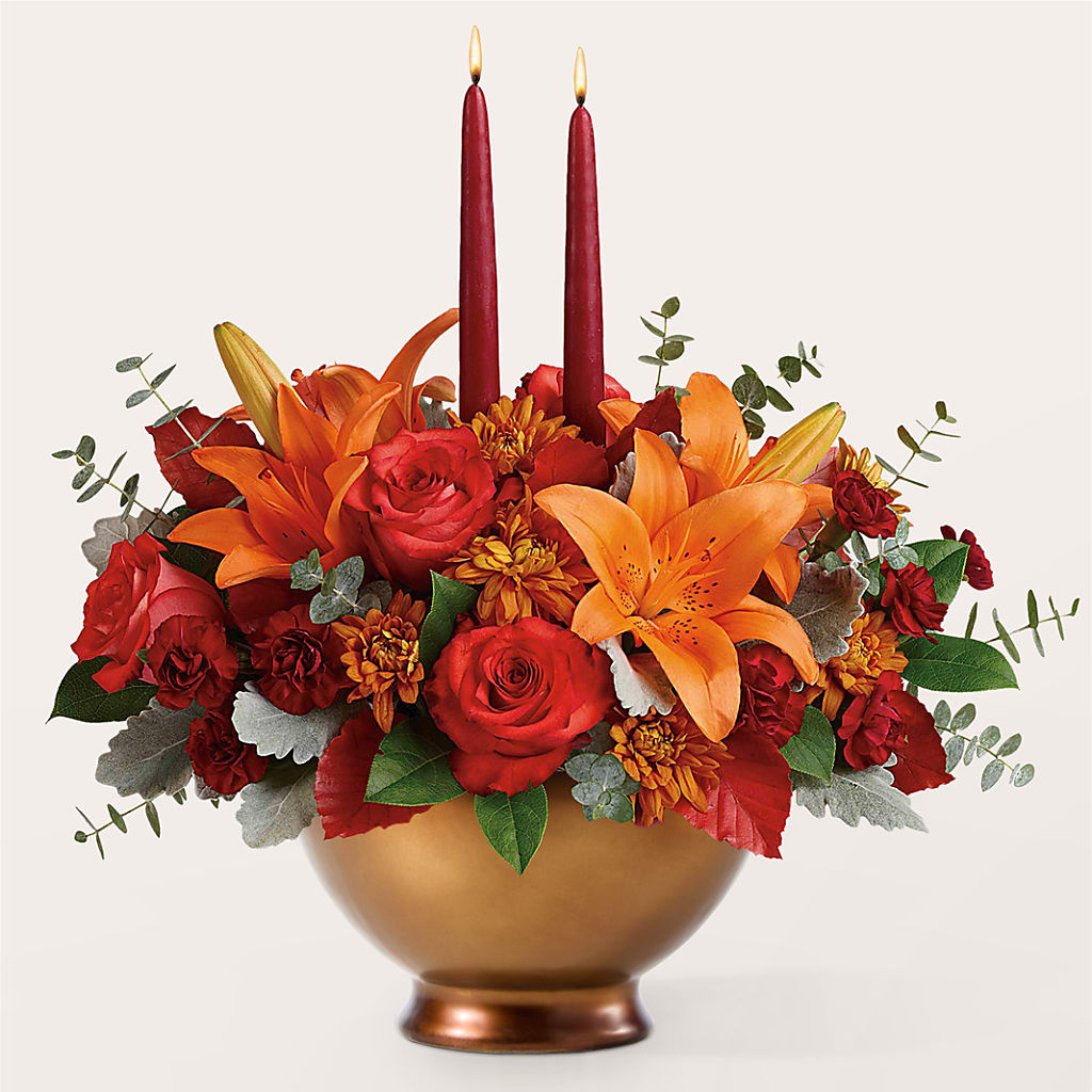 Fruits of Fall Centerpiece –  Fleuriste Lily-rose, Magog PQ