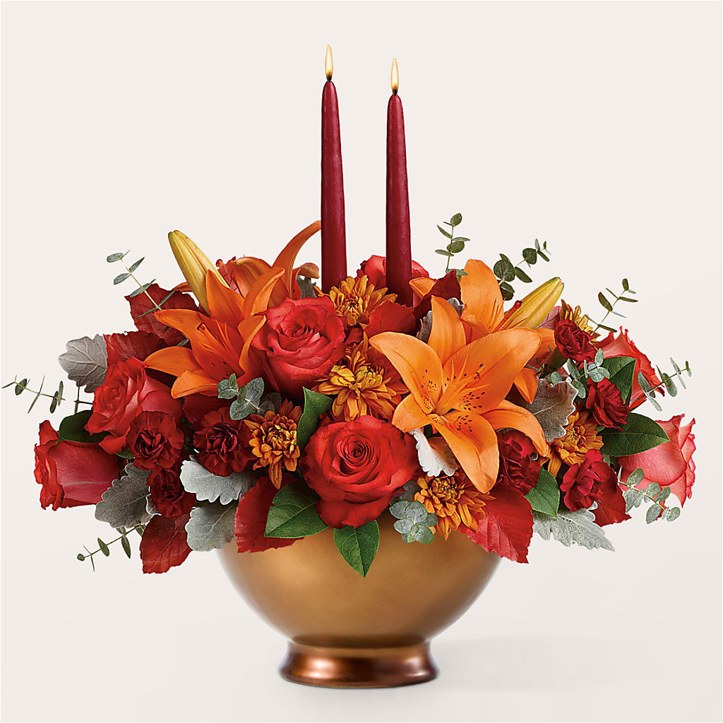 Fruits of Fall Centerpiece –  Fleuriste Lily-rose, Magog PQ