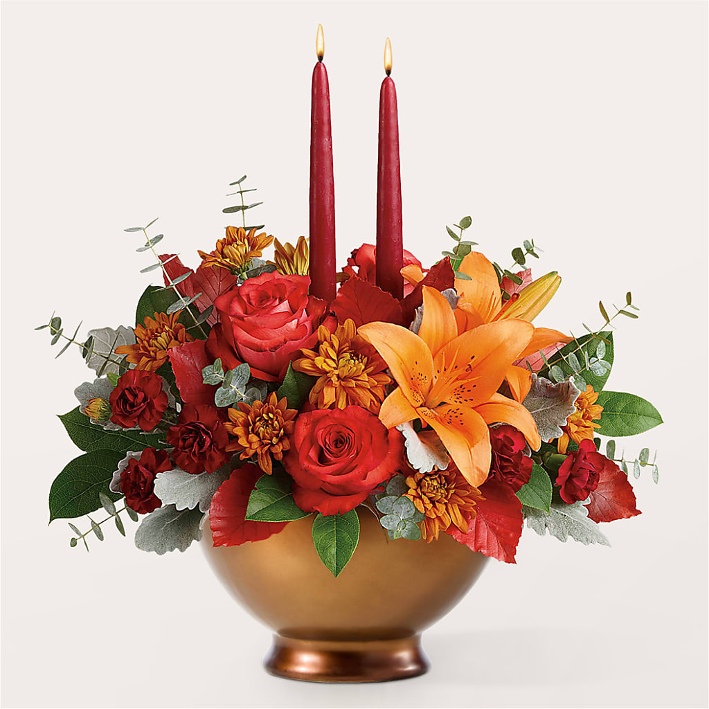 Fruits of Fall Centerpiece –  Fleuriste Lily-rose, Magog PQ