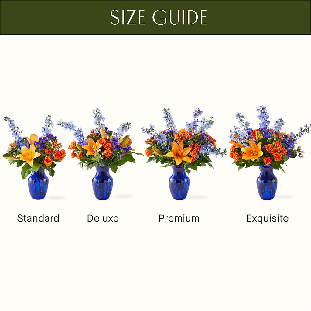 Radiant Citrus Bouquet –  Fleuriste Lily-rose, Magog PQ