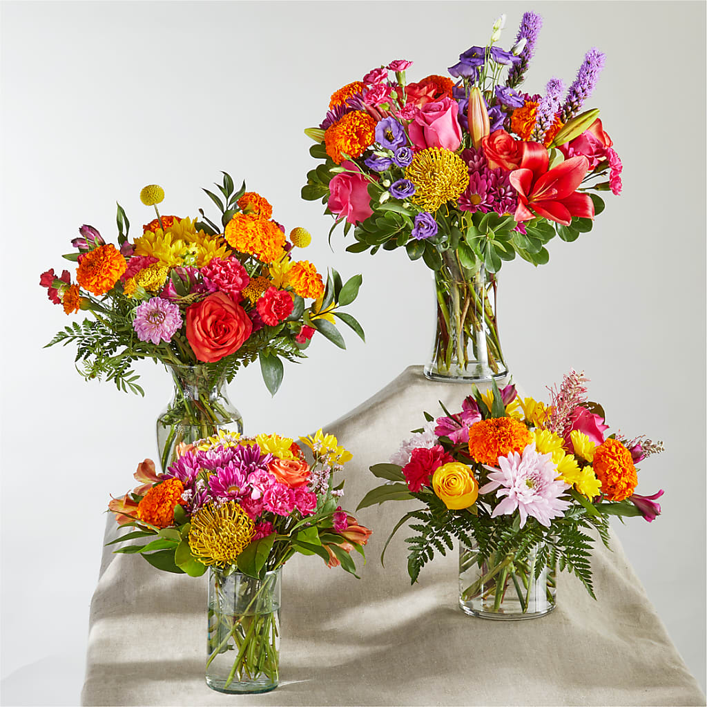 Feast of Color – A Florist Original –  Fleuriste Lily-rose, Magog PQ