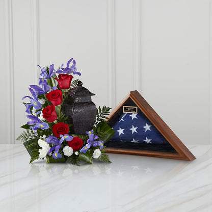 Patriotic Tribute Arrangement –  Fleuriste Lily-rose, Magog PQ