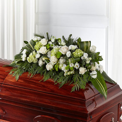 Hopeful Gesture Casket Spray –  Fleuriste Lily-rose, Magog PQ