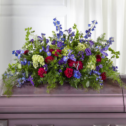 Always Treasured Casket Spray –  Fleuriste Lily-rose, Magog PQ