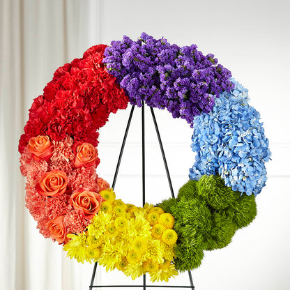 Circle of Love Wreath –  Fleuriste Lily-rose, Magog PQ